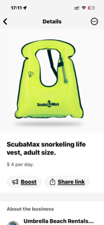 Adult Snorkeling Vest
